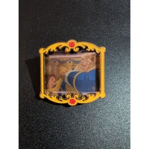 Loungefly Disney Beauty and the Beast Lenticular Pin Belle Beast Dancing